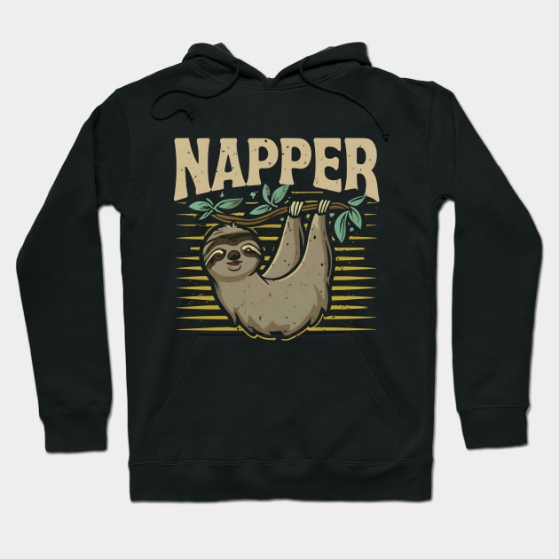 Napper sloth Hoodie by NomiCrafts